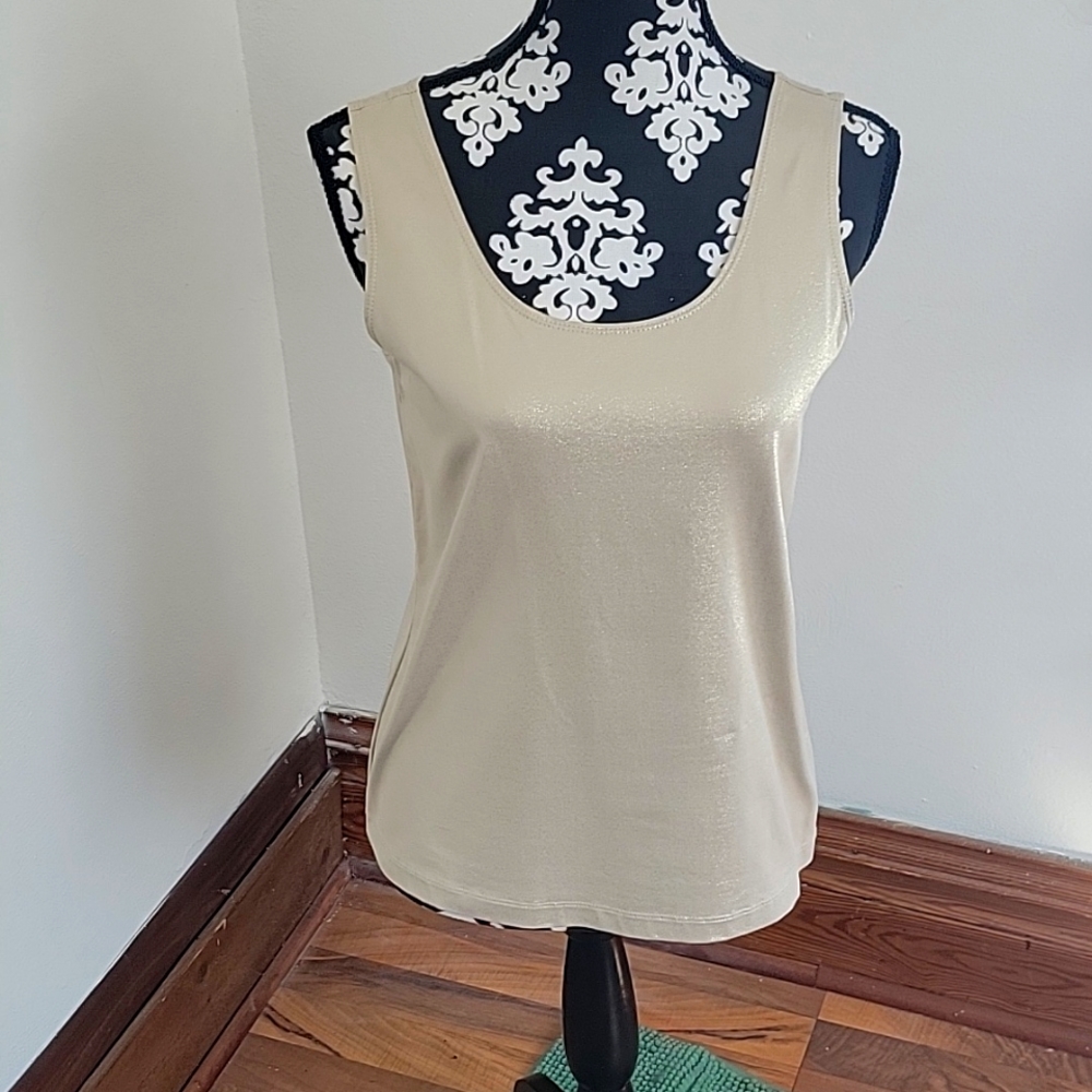 "CHICO" Gold Tank Top, Size 1
